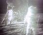 アポロ11号の月面着陸後の様子