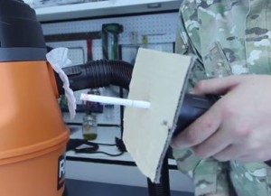 タバコ1本でヤニがこれだけ出ていることを掃除機で検証