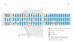 旅客機の乗客13人が新型コロナを広めていた