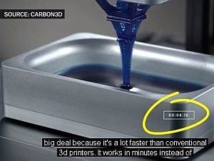 液体金属をヒントに考案した液体樹脂3Dプリンタ