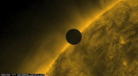 NASA金星太陽面通過20120606