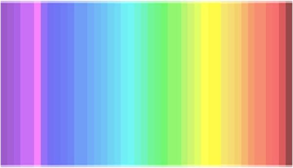 人類の25%しか見えない39色の画像