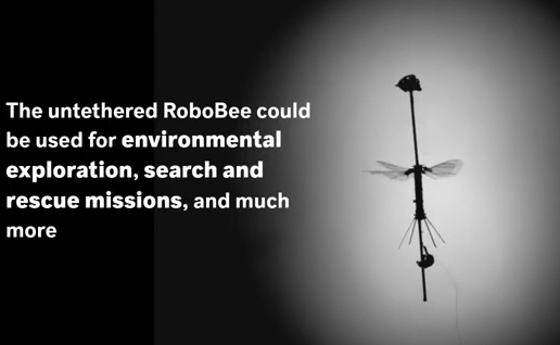 世界最軽量の重さ0.259gの羽ばたくロボット