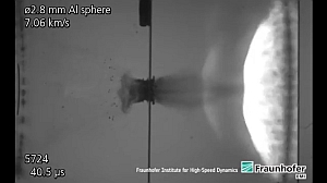 宇宙船の二重外壁の耐久力テスト