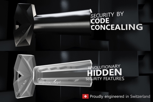 StealthKey 3Dプリンター対策をした形状が見えない鍵
