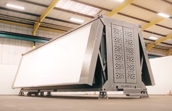 10分で展開できる移動式住宅