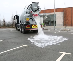 水を大量に吸収できるコンクリート